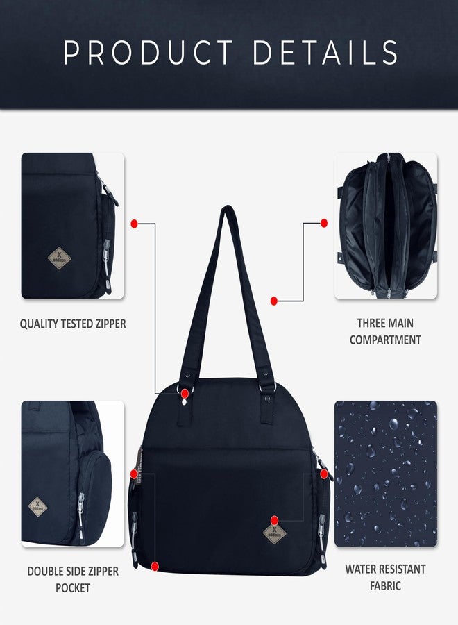 addixon Women Stylish Handbag 10L Spacious Compartments, Ideal for Modern Women -Tealish Blue - Image 3